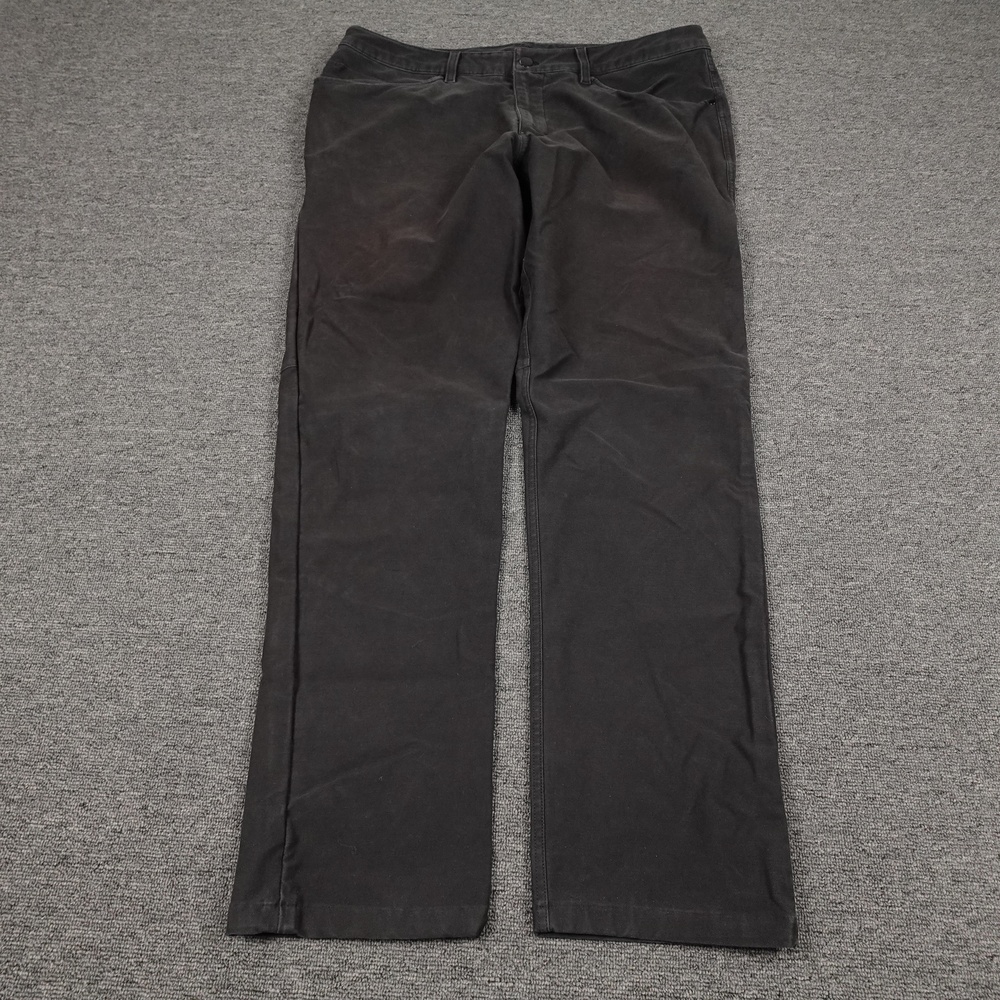 Lululemon Men's ABC Classic-Fit 5 Pocket Pant 36x32 Black Utilitech LM5ABPS